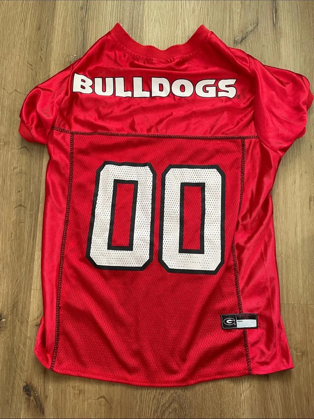 University of Georgia football dog jersey